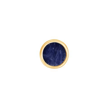 Son of Noa's Ørestik med Sodalite i 18 kt. forgyldt sølv